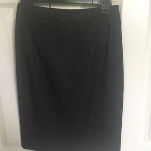 Ann Taylor Black Pencil Skirt
